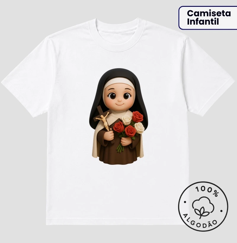 Santa Teresinha do menino Jesus 3D