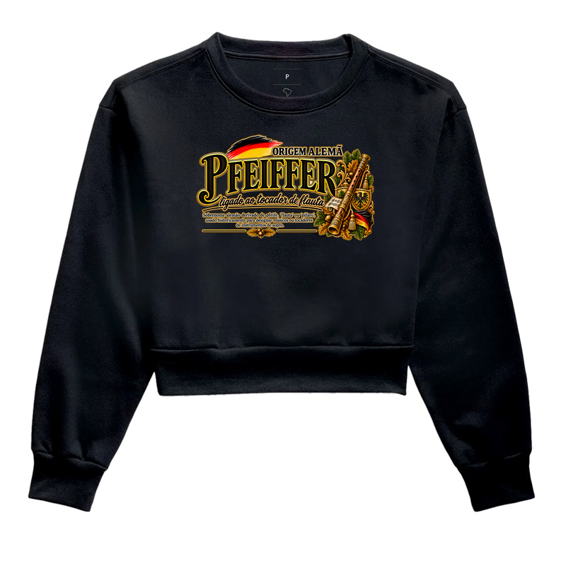 Pfeiffer  - Cropped Moletom