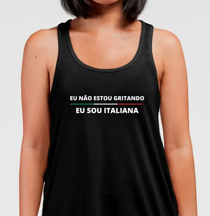 Falando como italiana
