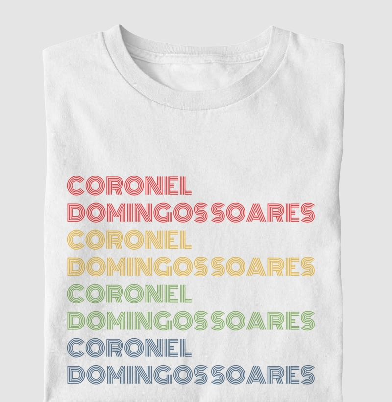 Coronel Domingos Soares Letreiro Retrô