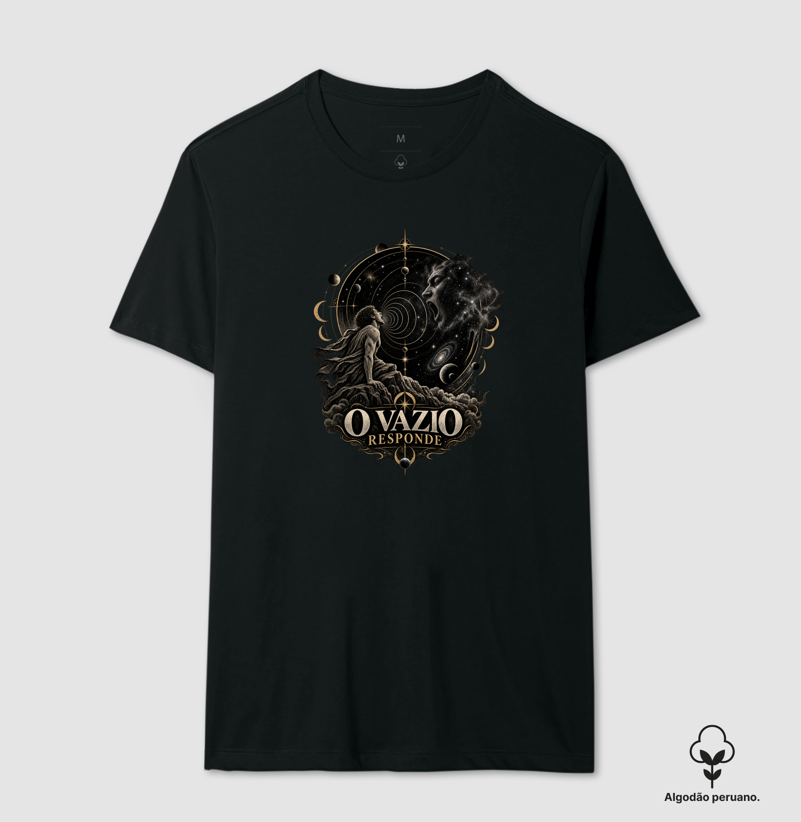 O Vazio Responde - Camiseta Algodão Peruano