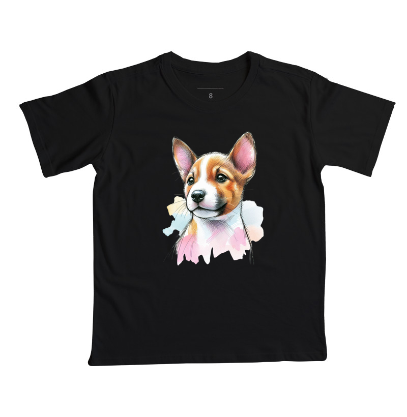 Basenji Red & White Puppy