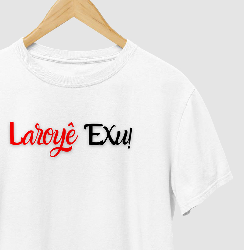 Exu Orixá - Saudação - Camiseta Branca