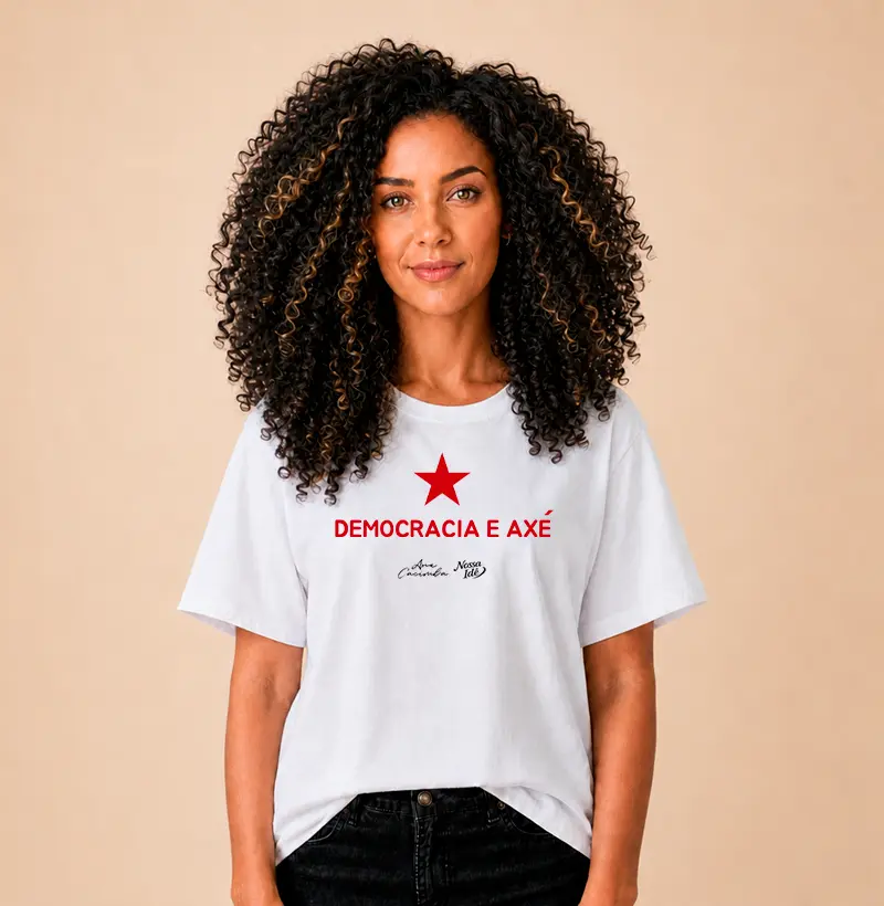 Democracia e Axé - Camiseta