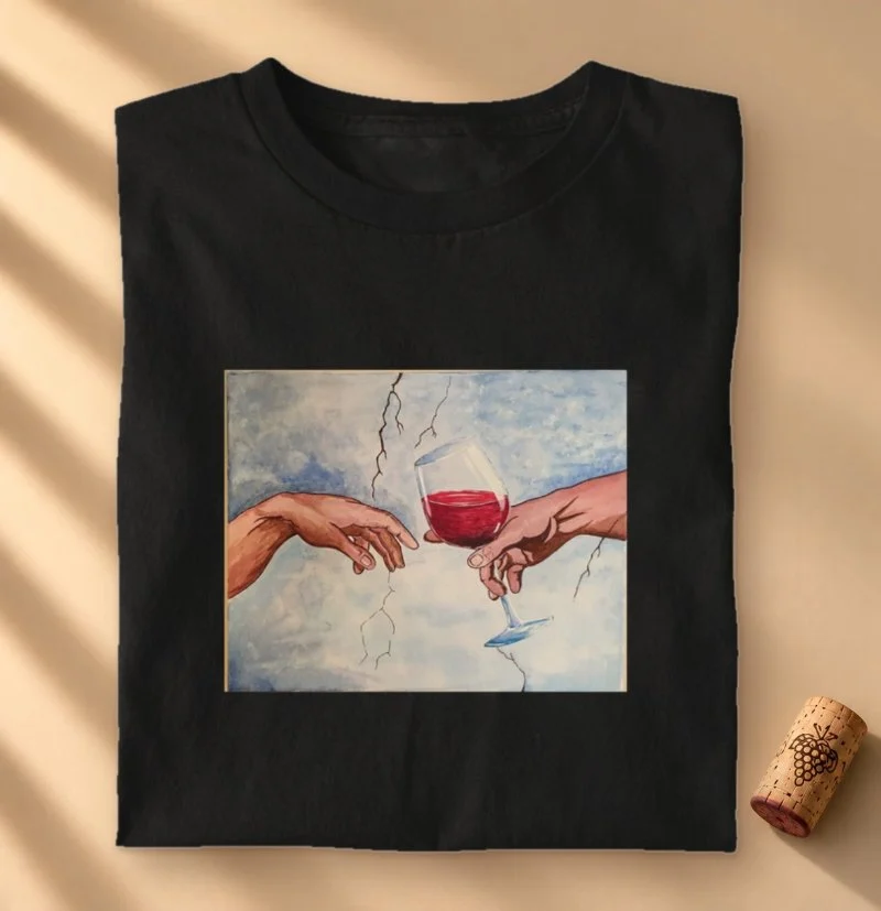 Camiseta A Criação do Vinho