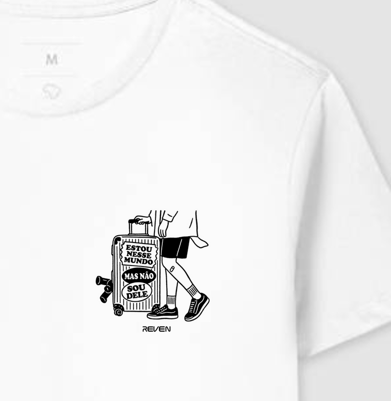 Camiseta Eu estou nesse Mundo mas Não sou Dele