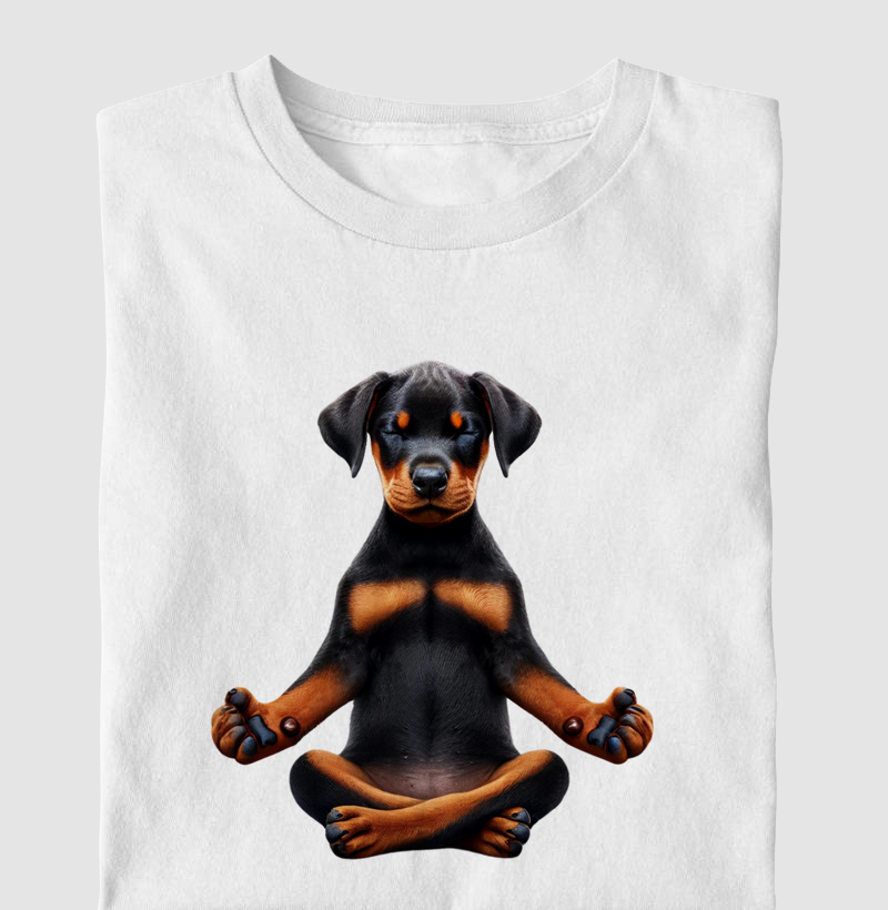 Dobermann Meditando