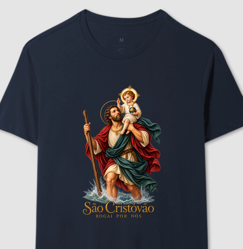 Camiseta São Cristóvão Rogai Por Nós