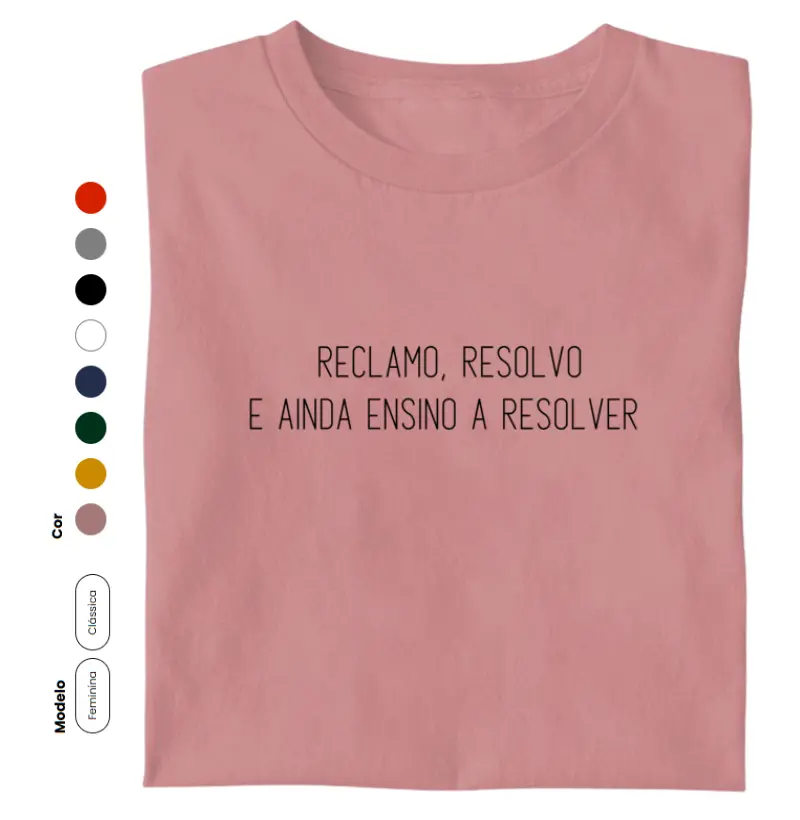 RECLAMO, RESOLVO E AINDA ENSINO A RESOLVER
