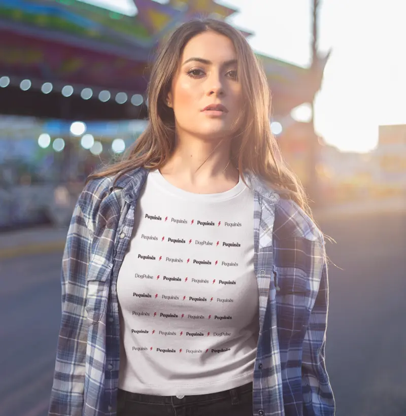 Camiseta Dog Pulse Collection Ray of Light - Pequinês