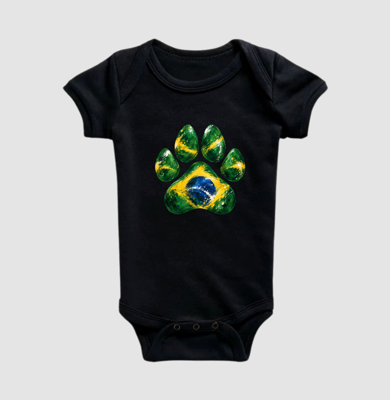 Brasil em Pinceladas - Body Infantil