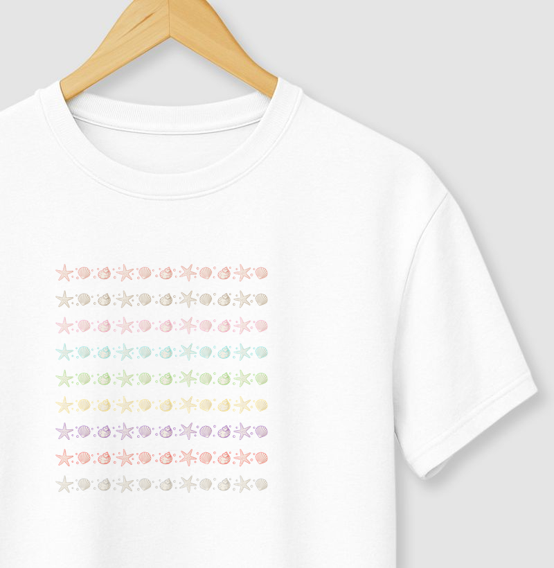 Camiseta conchas do mar | OxenteWear - Camiseta
