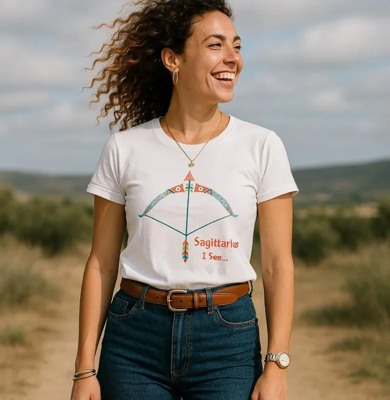 Camiseta Sagittarius (feminina e masculina)