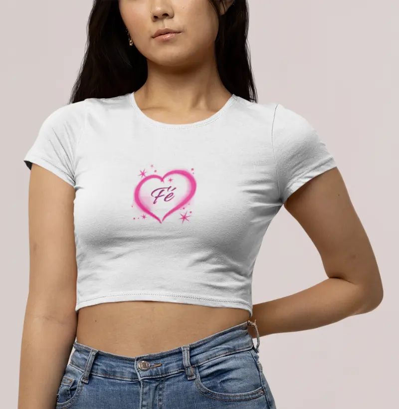 Cropped Moda Cristã Fé