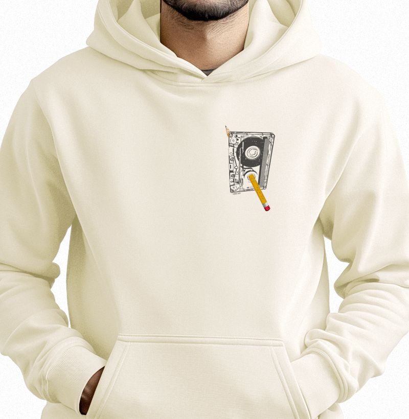 Moletom Hoodie Slim "enrolar com Lápis"