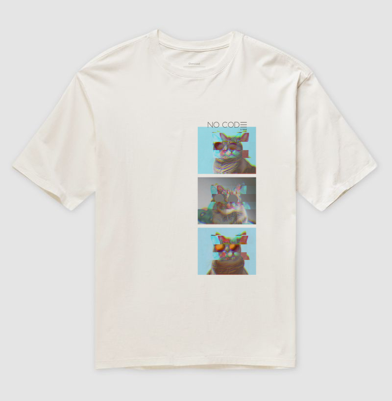 Oversized "Trippy Cat"