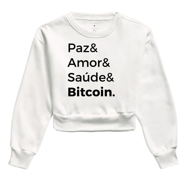 Paz, amor, saúde e bitcoin