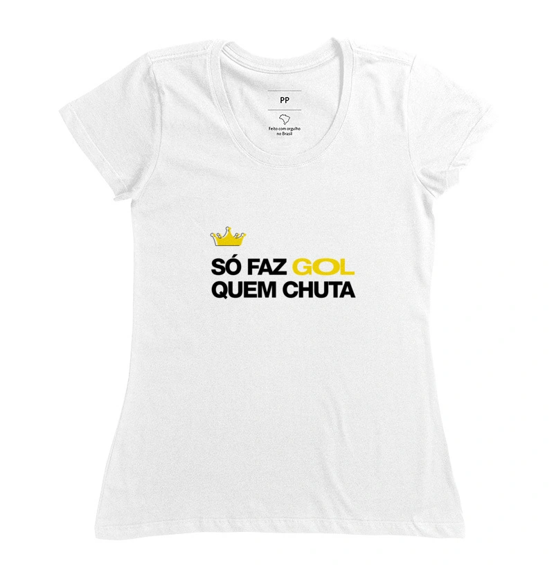 Só faz gol quem chuta