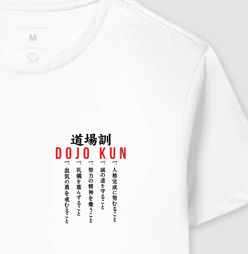 Dojo Kun - Os 5 Princípios do Karate - Bolso