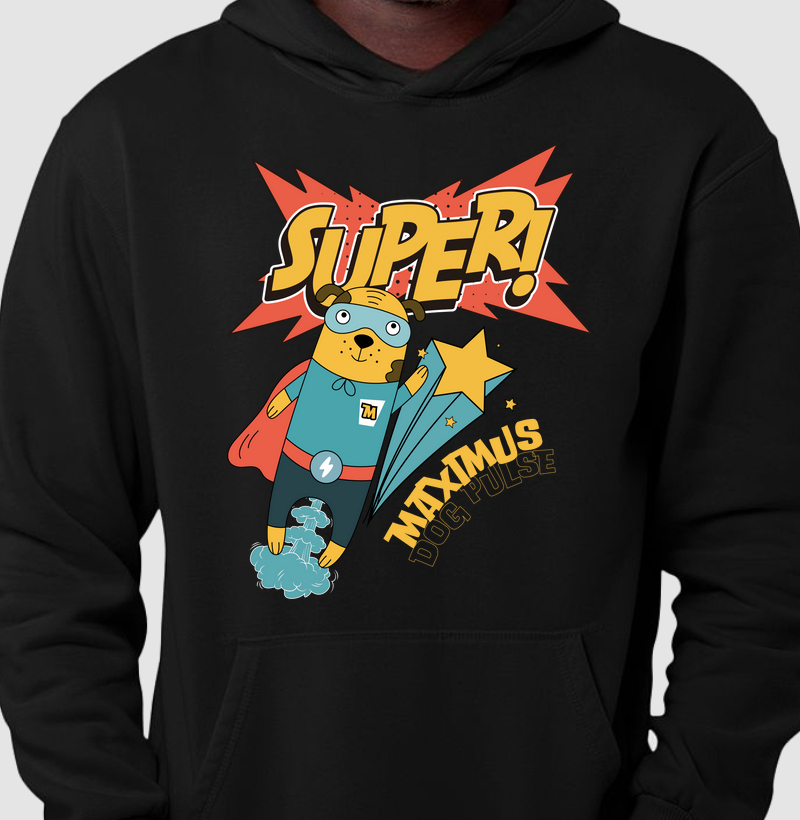 Hoodie Moletom Dog Pulse Maximus - SUPER
