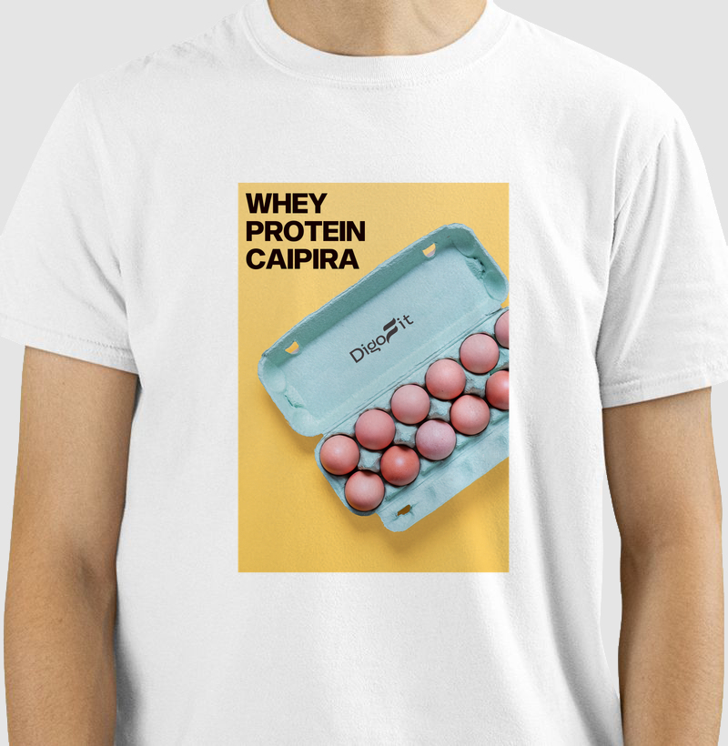 CAMISETA ACADEMIA WHEY PROTEIN CAIPIRA