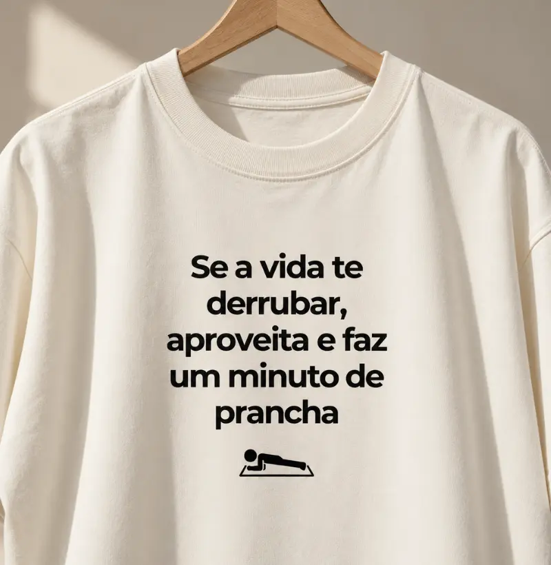 Se a vida te derrubar... - Camiseta Oversized