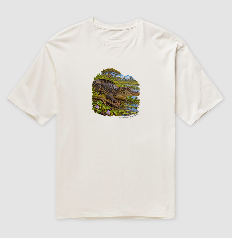 Jacaré-do-pantanal - Camiseta Oversized