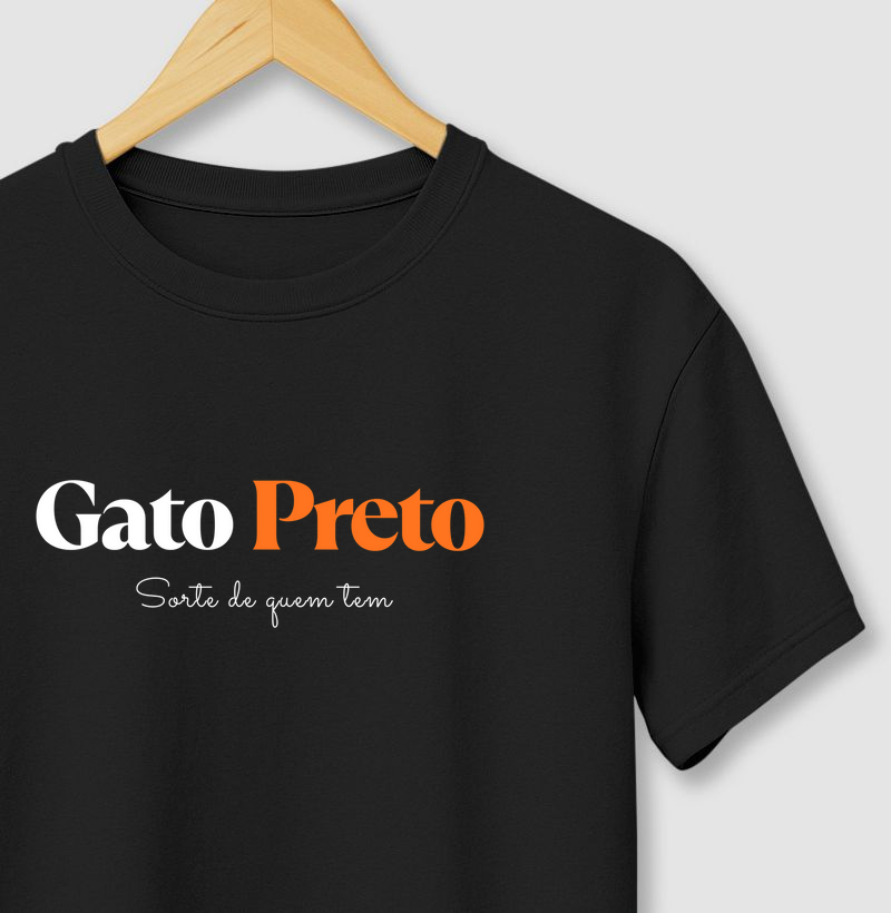 T-Shirt Pretinho da Sorte