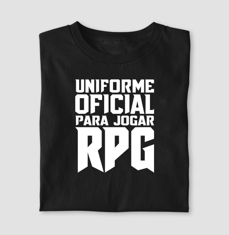 UNIFORME OFICIAL PARA JOGAR RPG