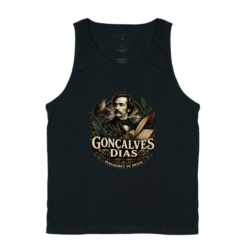 Camiseta Gonçalves Dias - Pensadores do Brasil