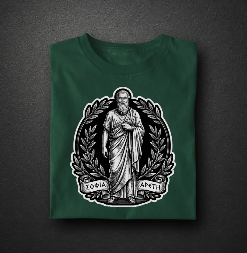 Camiseta: Sabedoria e virtude