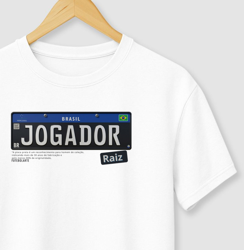 Placa Preta Jogador raiz