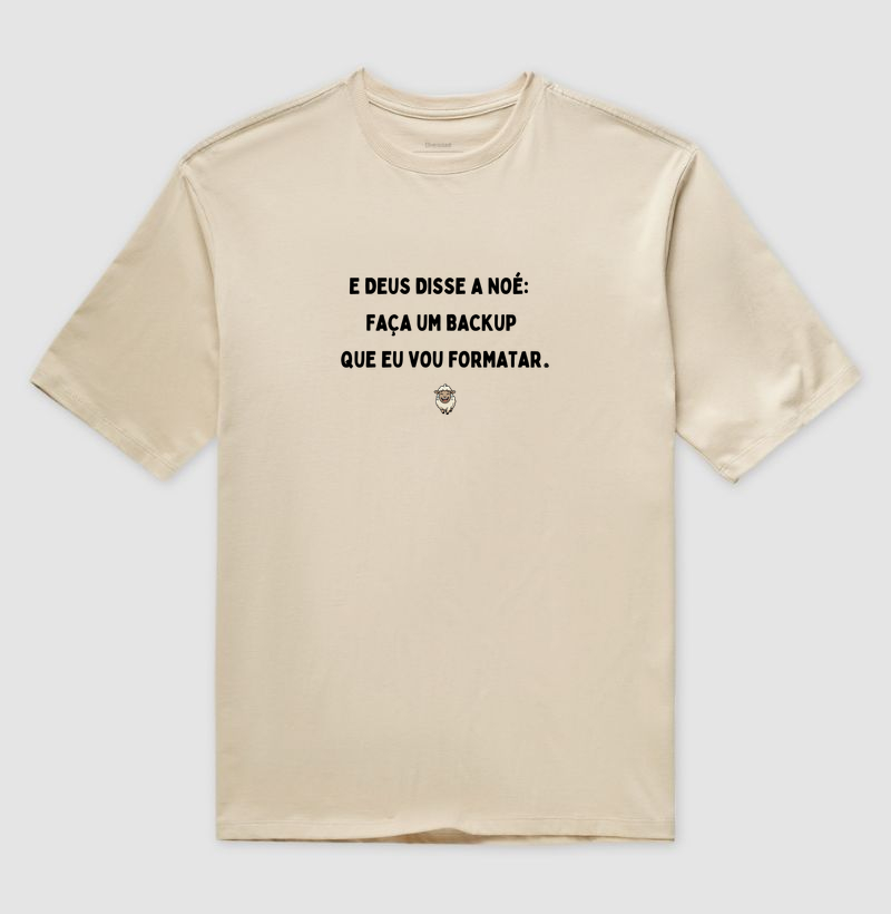 Back Up - Camiseta Oversized