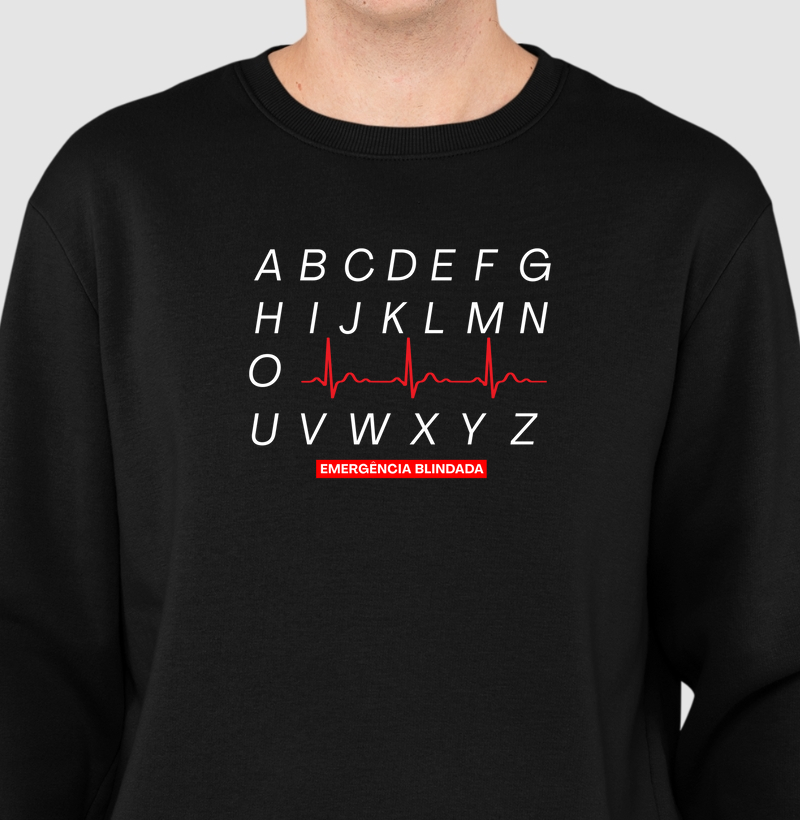 Suéter Moletom – Ondas P, QRS, T