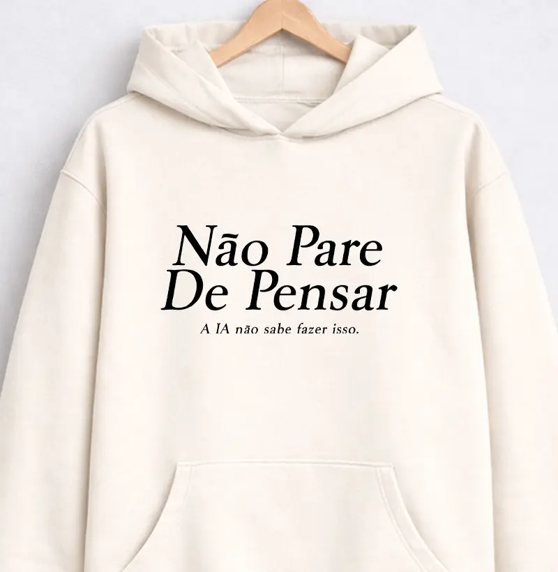 Não pare de pensar, a IA não sabe fazer isso