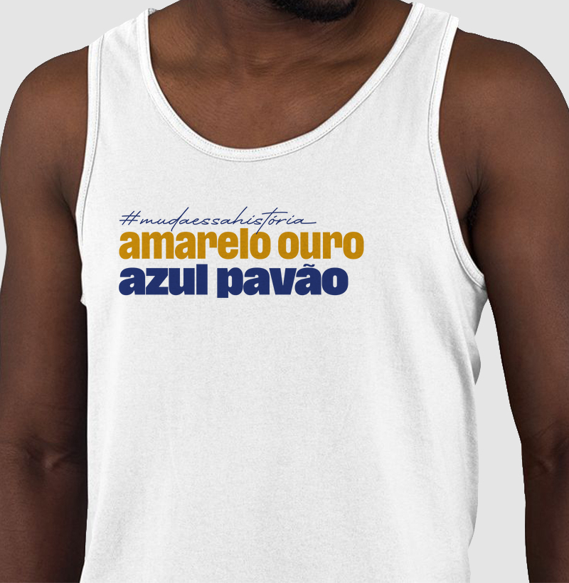 Regata - Amarelo ouro, Azul pavão
