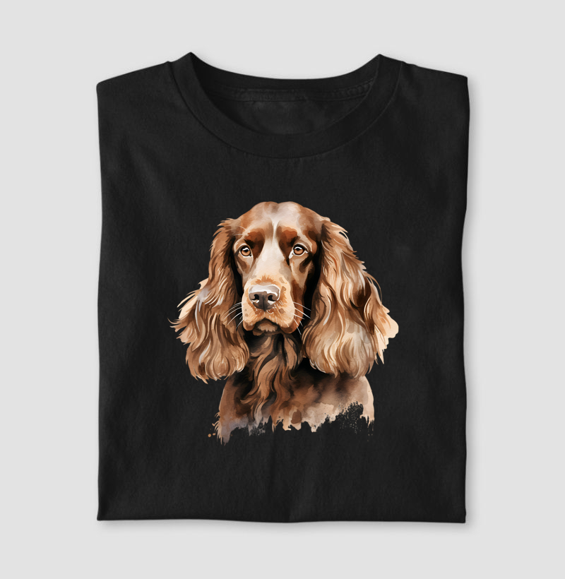  Field Spaniel aquarela