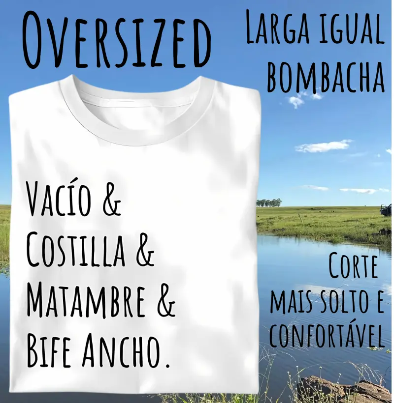 Camiseta Parrilla (Oversized)