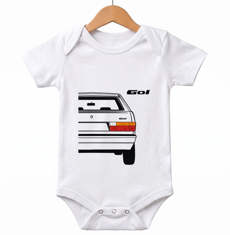 Traseira Quadrado - Body Infantil