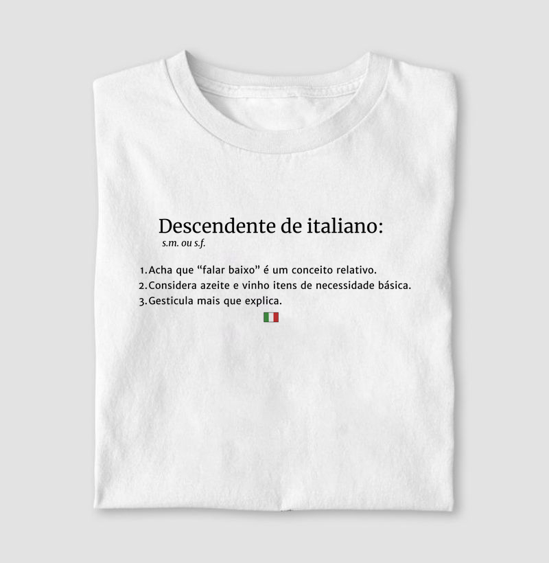 Descendente de italiano - modelo 2