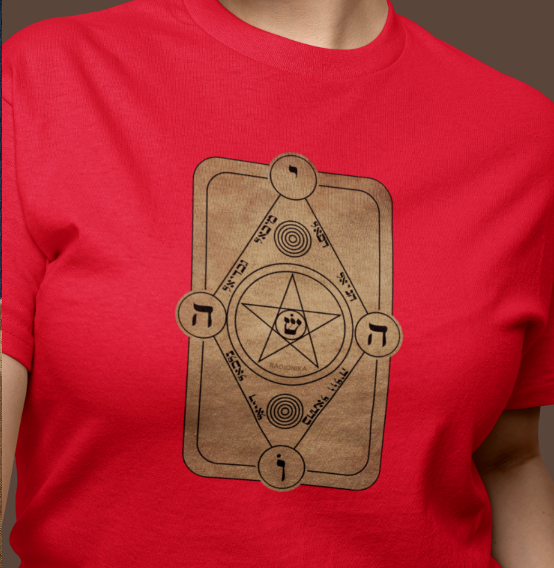 Camiseta Escudo Mágico – Proteção Energética – Estampa Radiônica Unissex