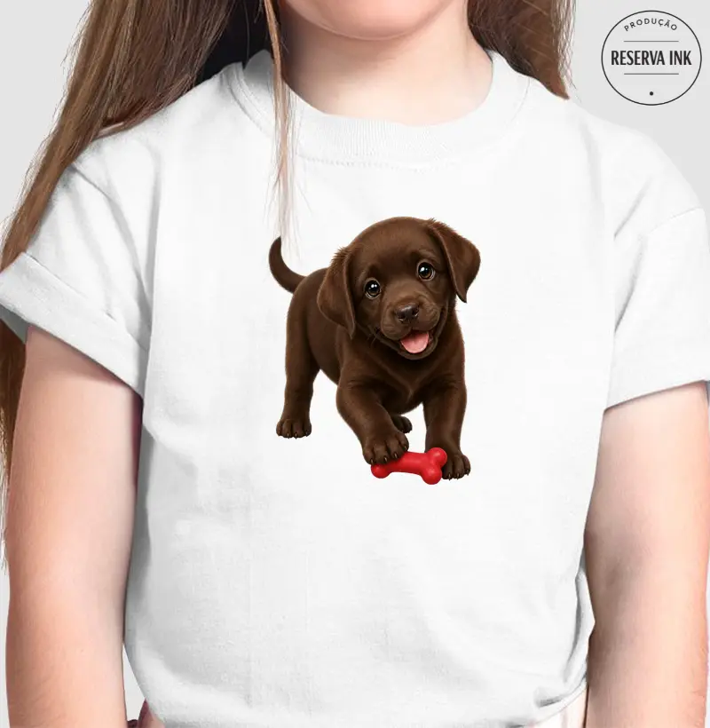 Labrador Chocolate - Desenho Animado