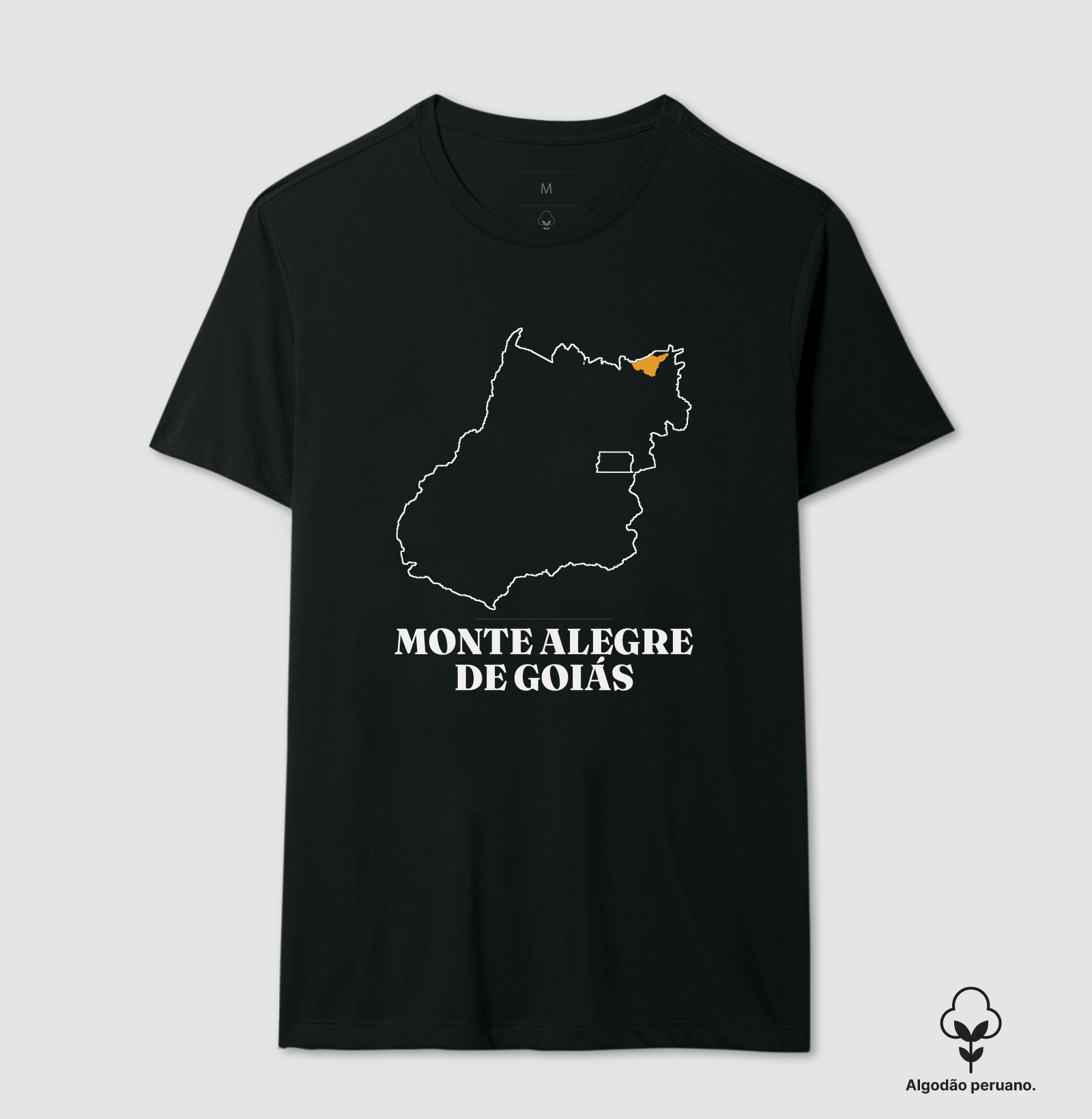 Monte Alegre de Goiás | Traço GO - Camiseta Algodão Peruano