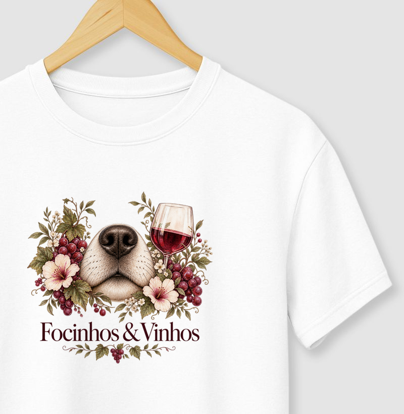 Focinhos & Vinhos - Camiseta