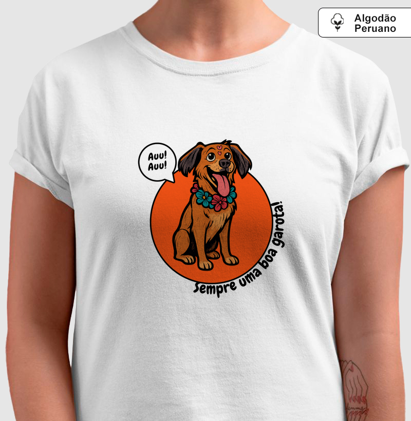 Camiseta Boa Menina Caramelo