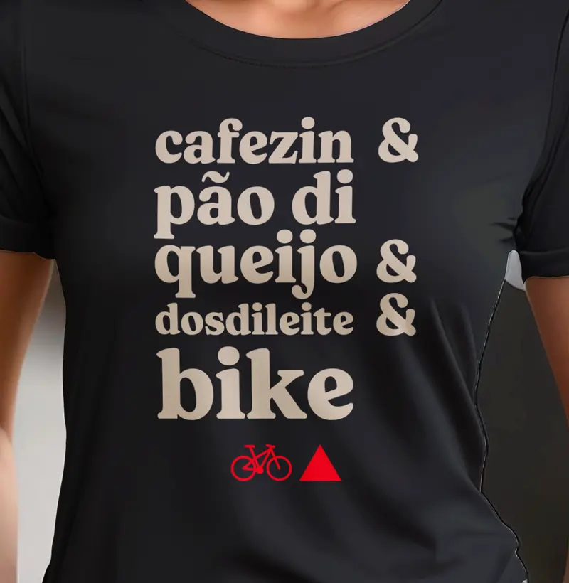 Cafezin e pão de queijo e dosdileite e bike