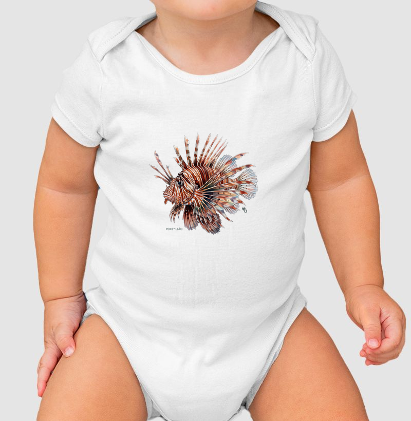 Peixes - Peixe-Leão - Body Infantil