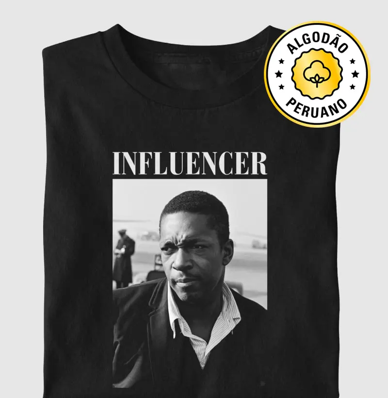 Coltrane - Influencer - Camiseta Algodão Peruano