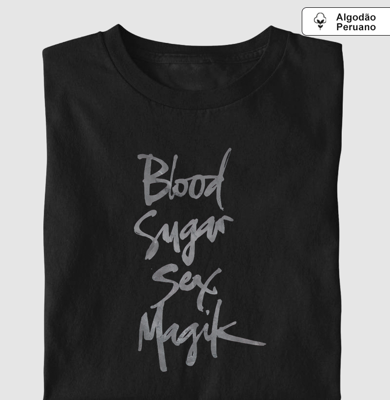 Camiseta Algodão Peruano Red Hot Blood Sugar