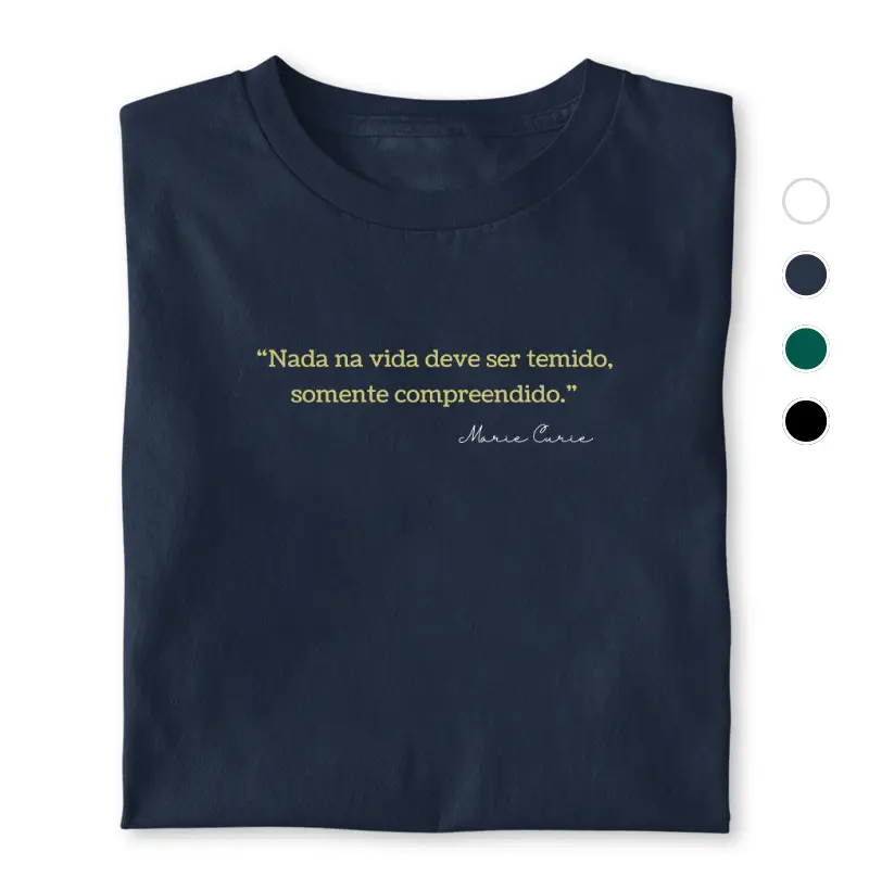 Nada deve ser temido